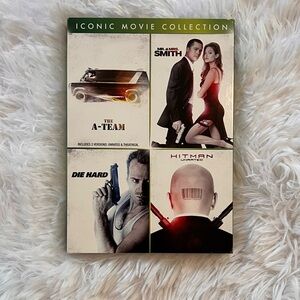Iconic Movie Collection - 4 DVDs in One Set